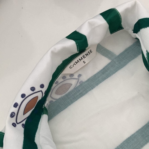 Revolve Commense Two Piece Matching Green White Print Set Women's small - Picture 9 of 13